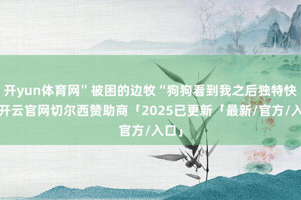 开yun体育网”被困的边牧“狗狗看到我之后独特快乐-开云官网切尔西赞助商「2025已更新「最新/官方/入口」